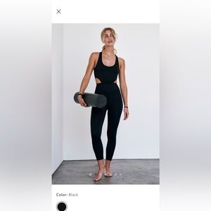 NWOT BURNT ORANGE- Free People Movement “Back It Up” Onsie. Small.